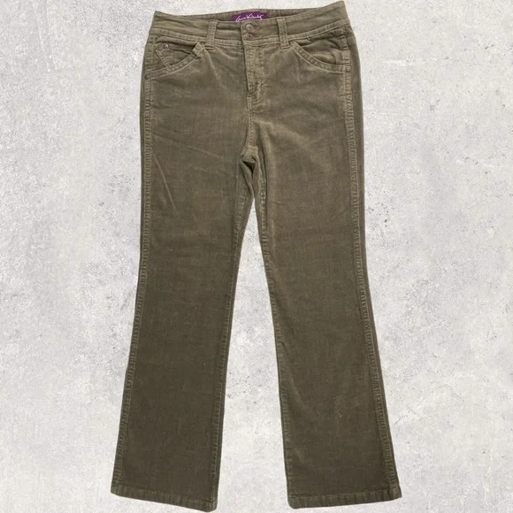 Cargo Pants Gloria Vanderbilt Corduroy Pants Gloria Vanderbilt Corduroy  Pants Womens 14 Black Casual 10441